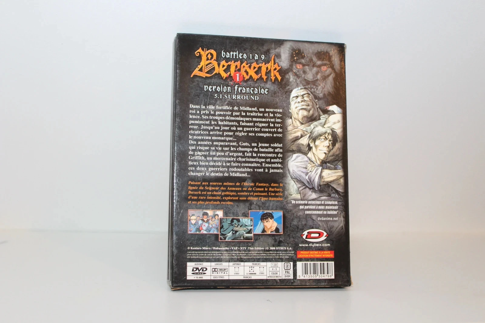 DVD x3 Berserk 1 – photo 2